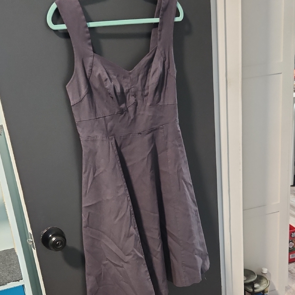 Torrid Gray A-line Dress, 1X - Picture 2 of 4